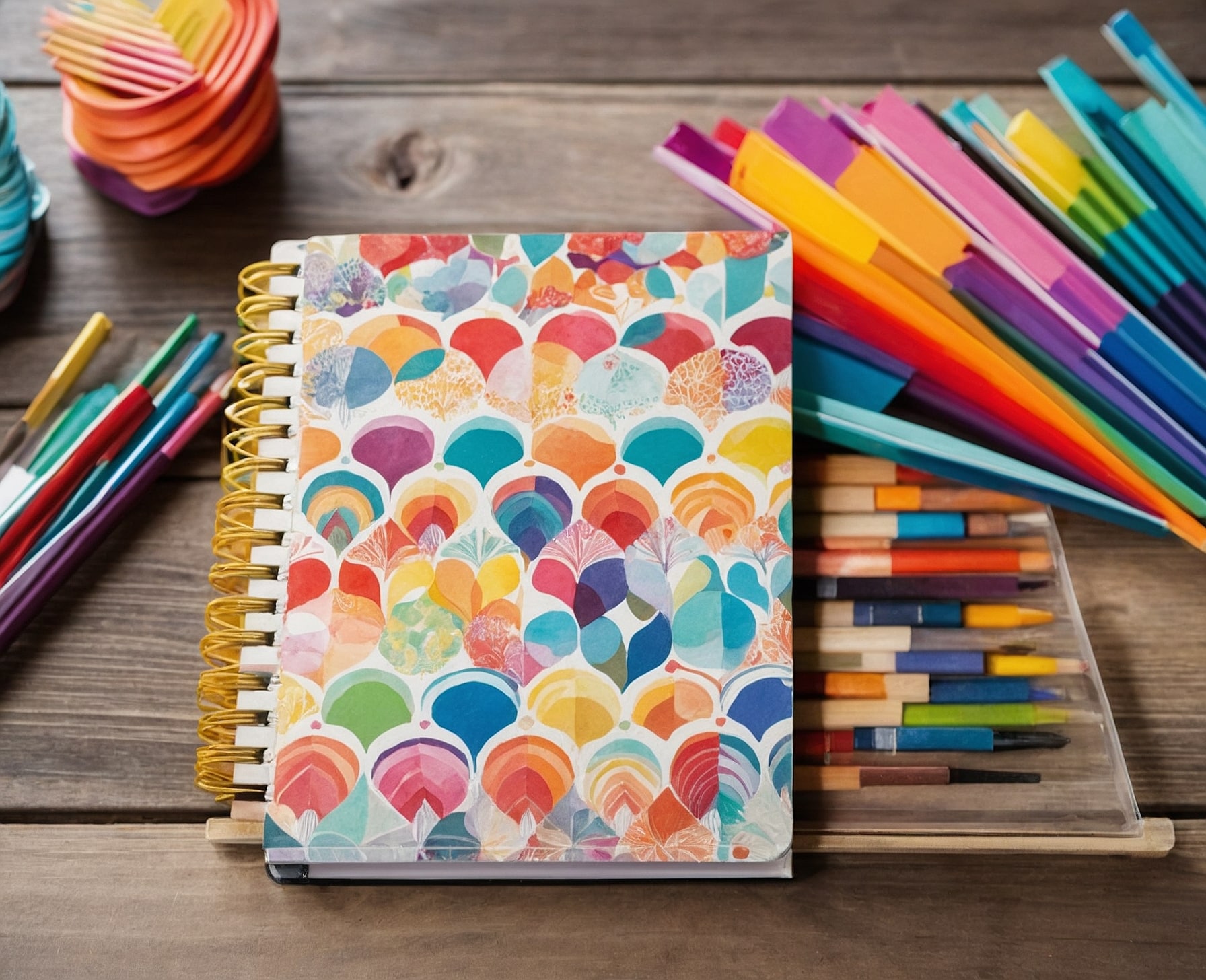 Ilustración de agenda alegre.